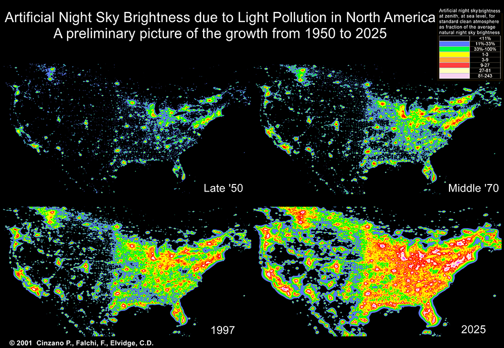 Wisconsin Light Pollution Map Living On Earth: The End Of Night