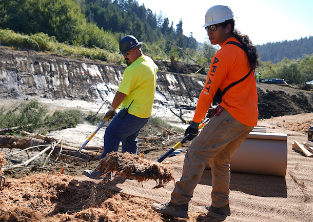 The Yurok people will steward the land alongside their partners, Save the Redwoods League, California State Parks, and the National Park Service. (Photo: Matt Mais, Yurok Tribe)