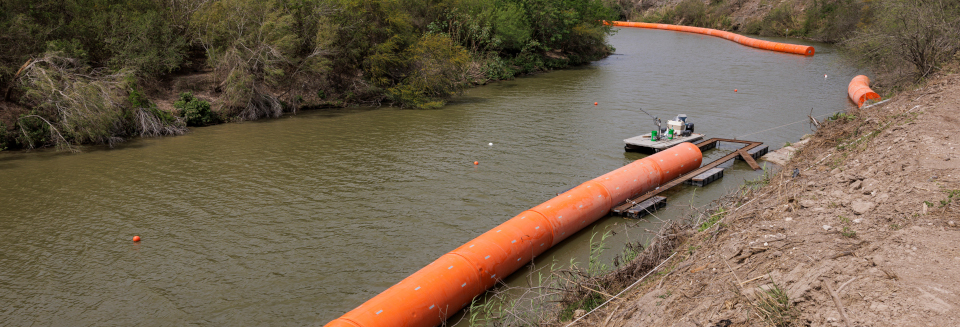About two thirds of the US-Mexico border is along the Rio Grande, and the Trump Administration is working to install hundreds of miles of buoy barriers in the river, to prevent illegal crossings. Now residents of border towns, researchers, and activists are raising the alarm over how those buoys and other barriers could impact wildlife, restrict access to the river and sever cultural ties. Martha Pskowski, a reporter based in Texas for our media partner Inside Climate News, joins Host Paloma Beltran to discuss.